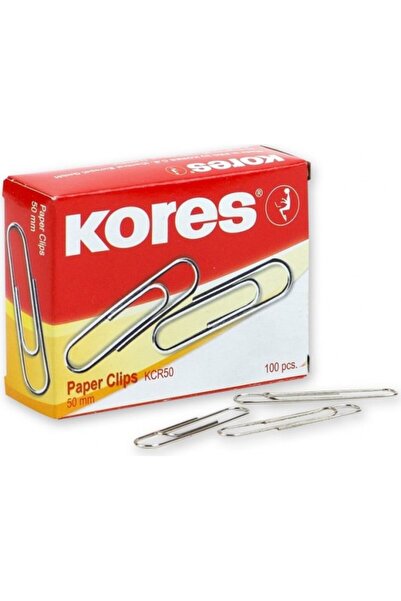 kores Agrafe metalice pentru hârtie 50 mm 100/cutie