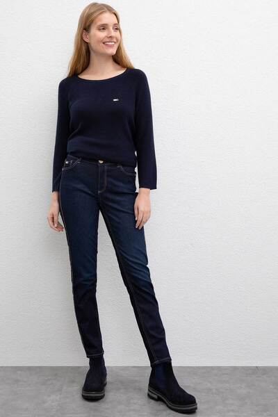 U.S. Polo Assn. Women's Dark Blue Jean Trousers 50209330-Dn0023