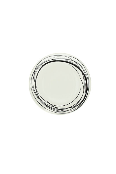 Tognana Metropolis Graphic Art Porcelain Dinner Plate 27cm – Modern Durable S...