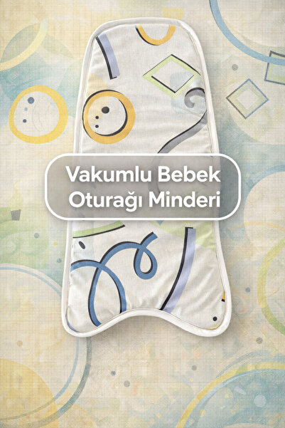 PONÇİK STORE Bebek Oturağı Minderi Yumuşak Konforlu Destekleyici Minder - Beb...