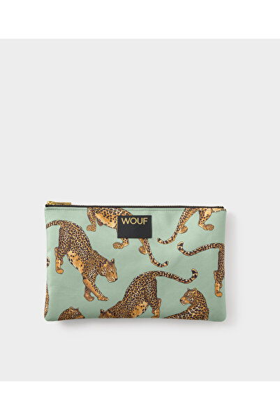 Wouf Emerald Leopard - XL El Çantası