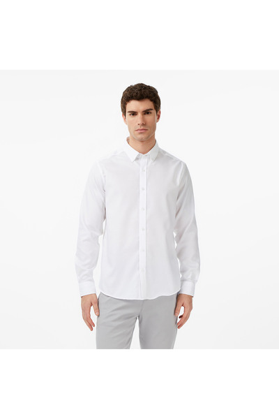 Nautica Erkek Beyaz Slim Fit Gömlek