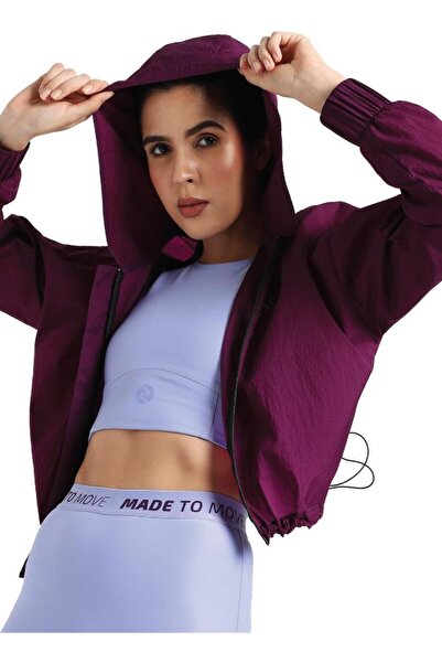 Zaecy Women's Wind-Cheater Hoody-Jacket