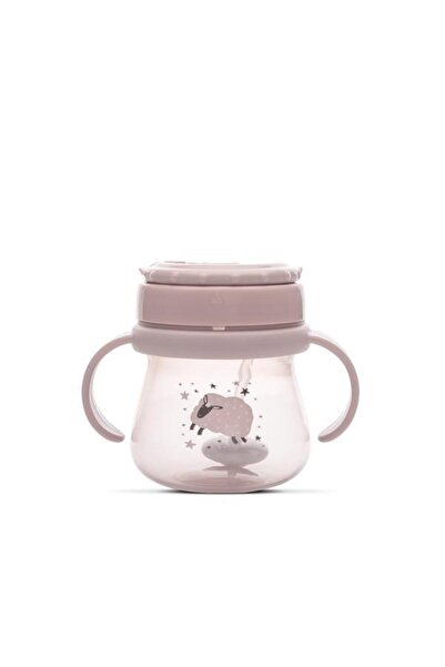 LORELLİ Sippy Cup My Friend, Weighted Straw Any-Angle, 12m+, 250ml, Pink