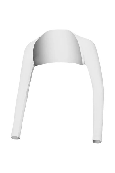 MaffStuff white sports bolero with sleeves