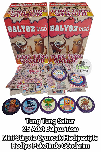 Emrah Gültekin TungTung Sahur Balyoz Tasoları 25 Adet Özel Seri | Mini Sürpri...