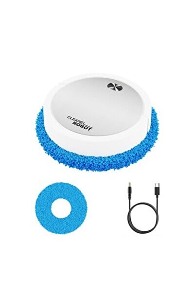 CLEANEL Robot de curatare mop electric Cleanel, rotire 360, slim 5 cm, alb