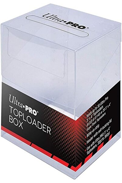 Ultra Pro Toploader Box, Transparent, Top Loading Box