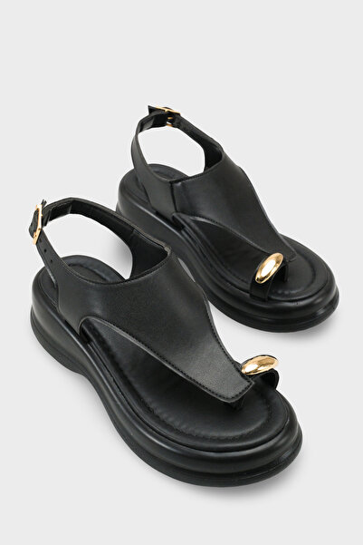 Riccon Women's Flip Flop Sandals 00121060 Black