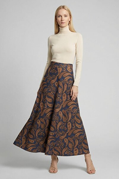Rays 3507 Leaf Patterned Skirt Laci