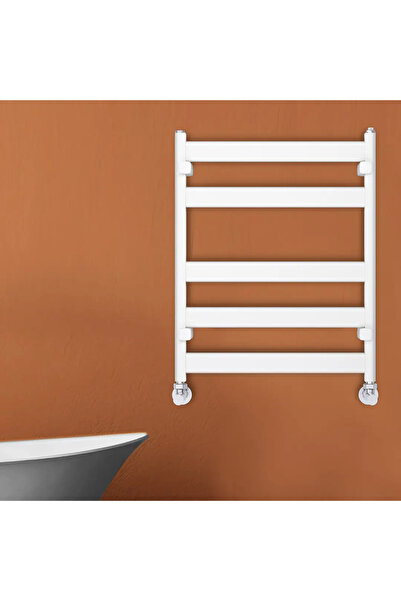 Hammam 600X385 Aluminyum Havlupan Lavin Mat Dokulu Beyaz RAL 9016