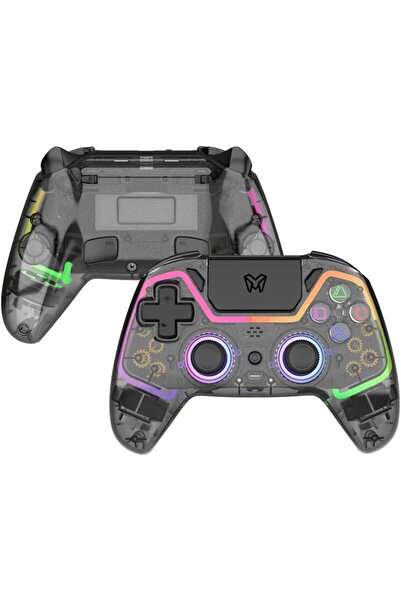 Generic وحدة تحكم ألعاب EMG - لون دخاني بارد P504، متوافقة مع PS5، الكمبيوتر ...