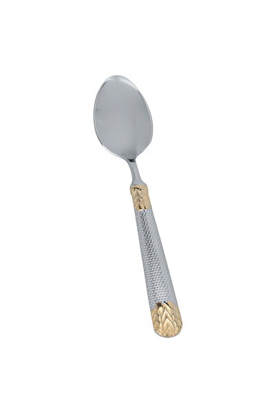 Generic Al Saif Gallery steel tea spoon set, 6 pieces - silver