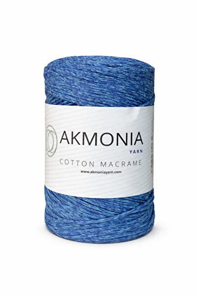 Akmonia Makrome Pamuklu Örgü ip 250 Gr 2mm Çanta ipi ,Supla ip ,Ev Dekorasyon...