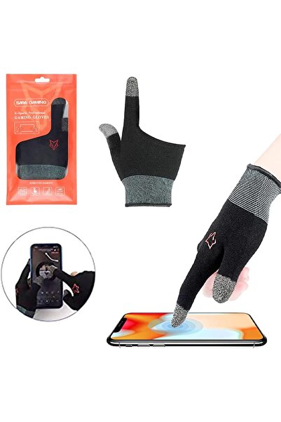 Generic SARA Professional Gaming Finger Sleeves Glove, Nano Silver Fiber, Ant...