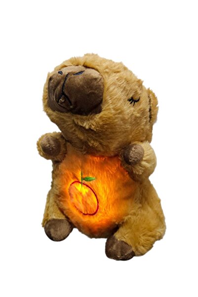 Brother Toys Nefes Alan Capybara 1 Adet Peluş Uyku Arkadaşı Melodili Kapibara...