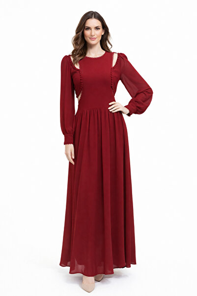 qtati Royal Bordeaux dress