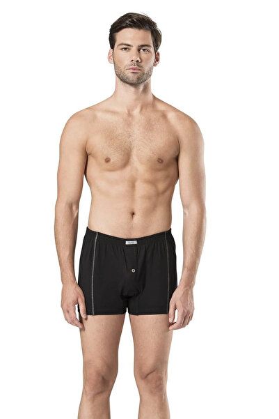 Pierre Cardin Men's Boxed Elastic Waist 100% Cotton 2-Piece Black Boxer - Bla...