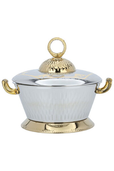 Generic Al saif Gallery Princess Steel Food Container, 2.5 Liters - Silver