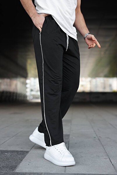 BİRBEYSTORE Men's Bottom Sweatpants with Side Pockets and Back Pockets, Elast...