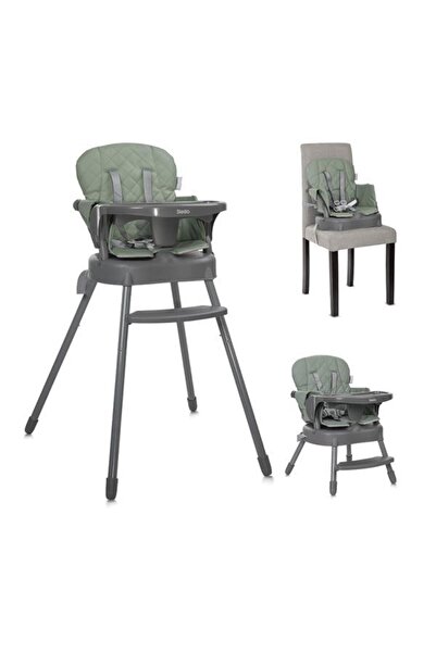 LORELLİ 3-in-1 Kids High Chair Siesta, 5-Point Harness, Green