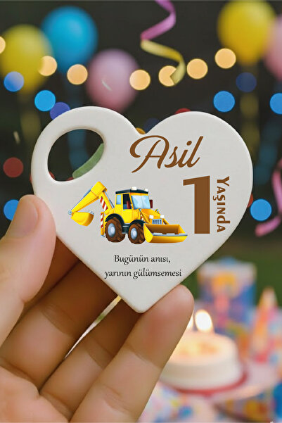 Jozia Kişiye Özel Açacak Magnet – Doğum Günü Buzdolabı Magneti - Safari Tasar...