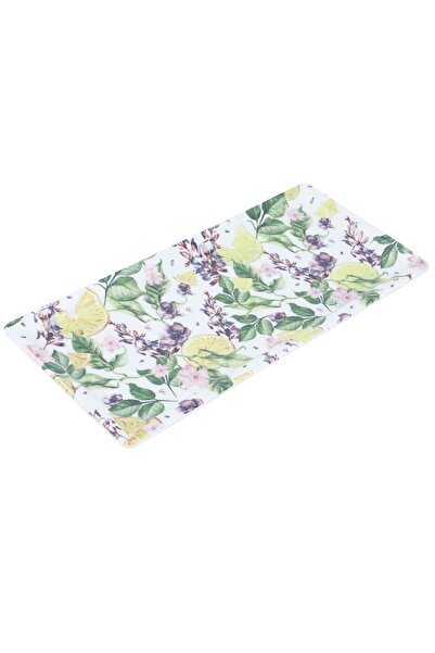 Generic Al Saif Gallery Porcelain Serving Plate, 36X16X2.7 - Multicolor