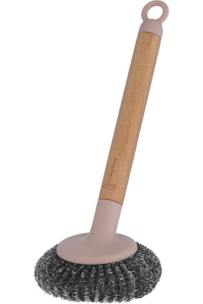 Generic فرشاة غسيل أطباق بلاستيكية من معرض السيف، قطعة واحدة - خشبية