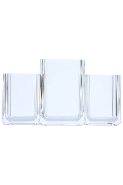 Generic Al Saif Gallery acrylic organizer, 3 boxes - transparent