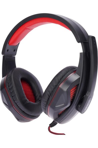 Generic سماعات رأس للألعاب من نوغا مزودة بميكروفون وإضاءة LED