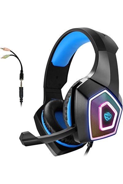 Generic سماعة رأس للألعاب من إكس سبرينغ، سماعات رأس بأسلاك الأذن مع ميكروفون ...