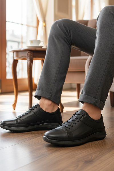 MARCO ROSSİ Marcorossi 152-22585 M Pantofi casual negri pentru bărbați