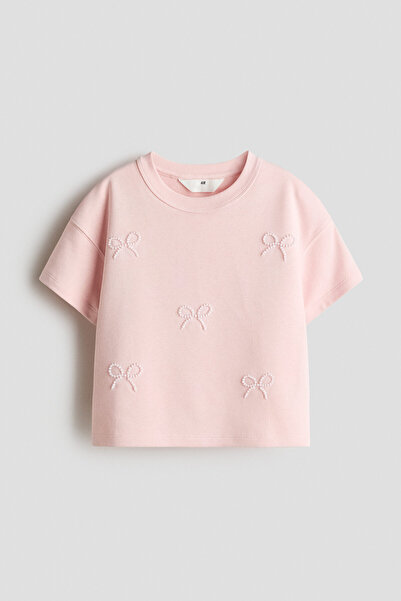 H&M Motif Detaylı Tişört