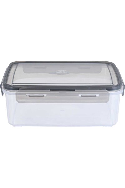 Generic Al Saif Gallery Plastic Food Container with Lid, 2.5 L, 24 x 17 x 8 c...