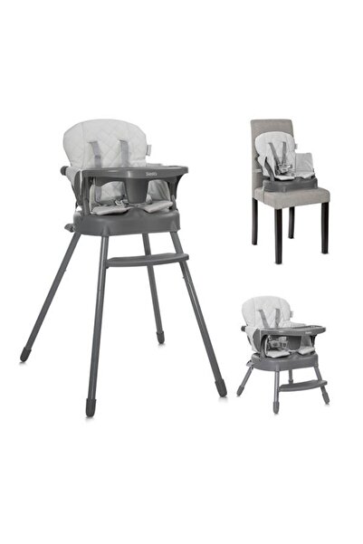 LORELLİ 3-in-1 High Chair Siesta, 5-Point Harness, Grey, 6 Months-6 Years