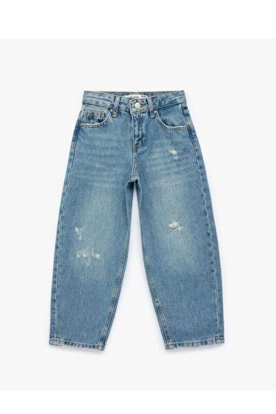 Butik Karaca copii fete copii mici pantaloni largi model palazzo blugi