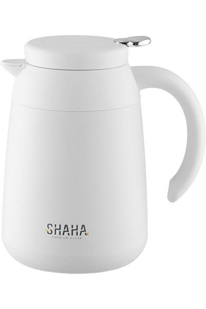 Generic ترمس شاها، سعة 1 لتر، مصنوع من الفولاذ المقاوم للصدأ من الداخل، مزود ...