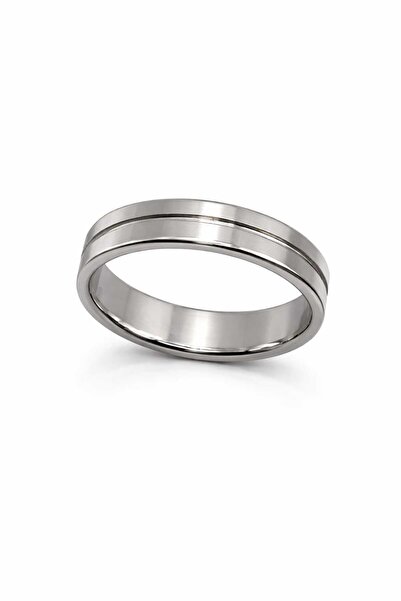 lindamina Silver Color Men's Ring