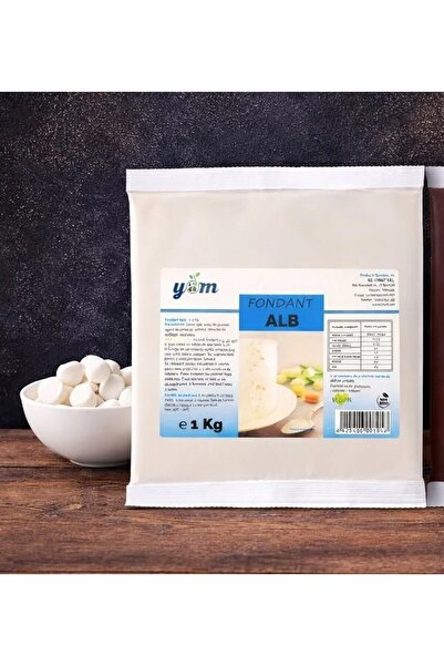 YAM Fondant clasic pentru cofetărie 1 kg