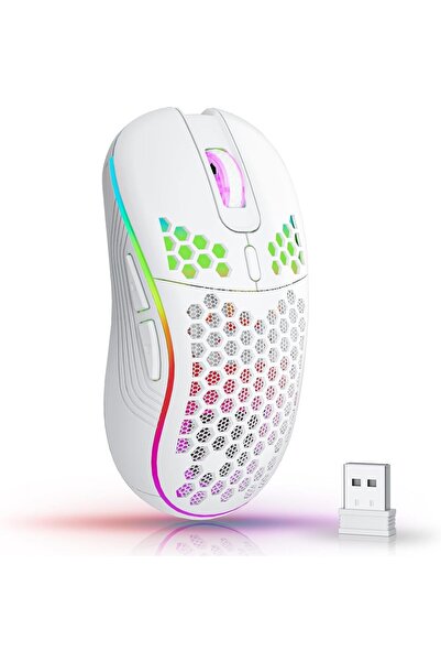 Generic ماوس ألعاب لاسلكي من سوب وولف، ماوس لاسلكي بمنفذ USB بتردد 2.4 جيجاهر...