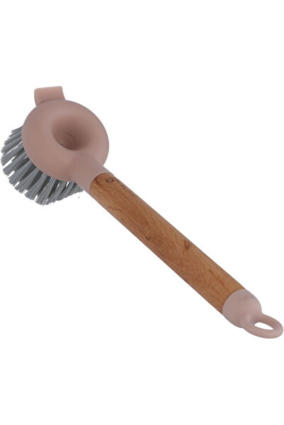 Generic فرشاة غسيل أطباق بلاستيكية من معرض السيف، قطعة واحدة - خشبية