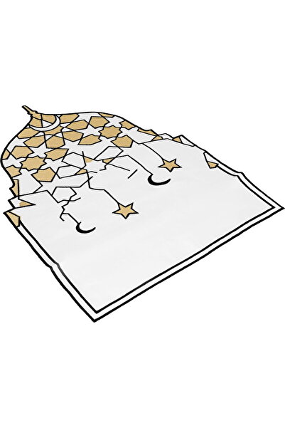 Generic Bionic Finish Fabric Table Cloth Set, 3 Pieces - Beige