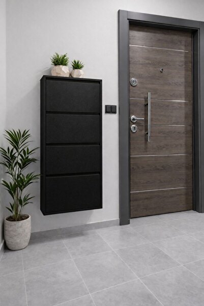 Starmet Metal Ayakkabılık Siyah-4'lü