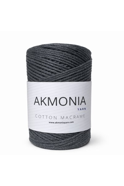 Akmonia Makrome Pamuklu Örgü ip 250 Gr Zincir 2mm Çanta ipi ,Supla ip ,Ev Dek...
