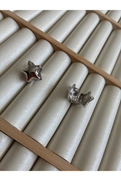 ARİ TAKI Star Steel earrings