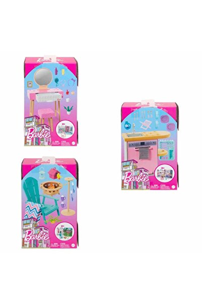 Barbie ’nin Ev Dekorasyonu Oyun Setleri HJV32