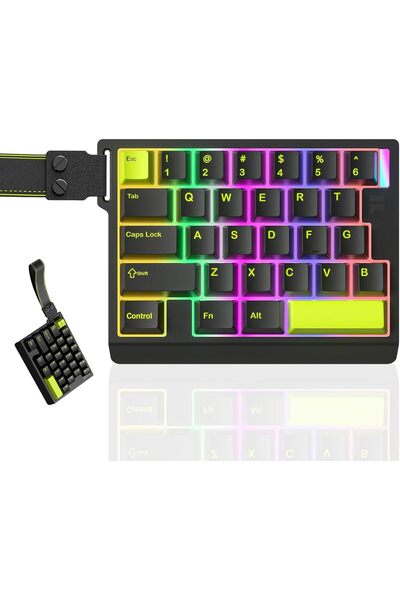 Generic لوحة مفاتيح الألعاب الميكانيكية UCHUANG M30، لوحة مفاتيح ألعاب بمحور ...