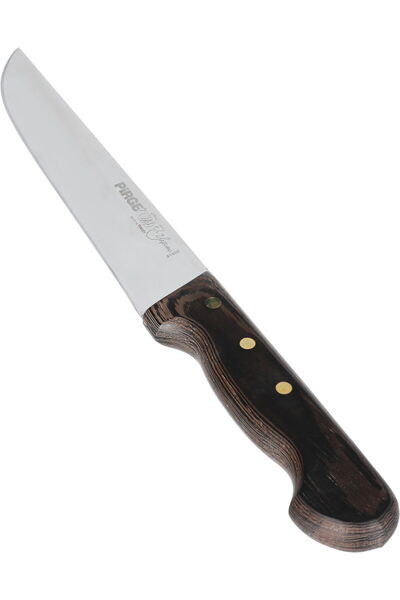 Generic Saif Gallery steel Turkish knife, 19 cm, wooden handle - silver
