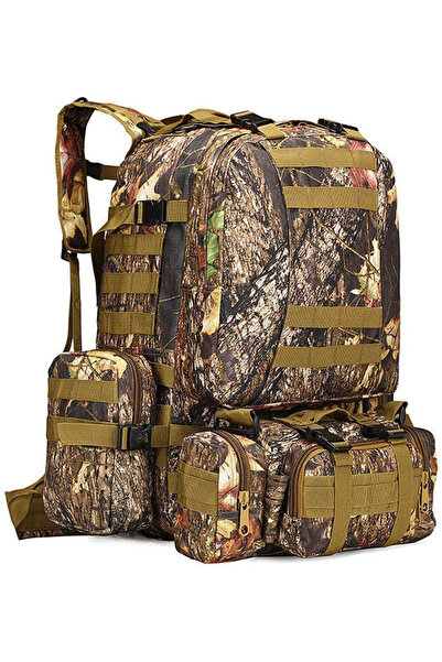 zola Tactical military Backpack , 45 L capacity, removable side pockets, 50x3...