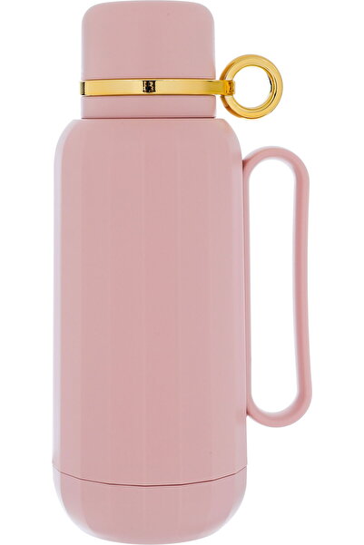 Generic ترمس رحال تايملس، سعة 1 لتر، وعاء داخلي من الزجاج الحراري، غلاف خارجي...